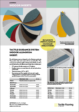 Tactile Flooring by Matting - Aluminiumledstråk inlägg